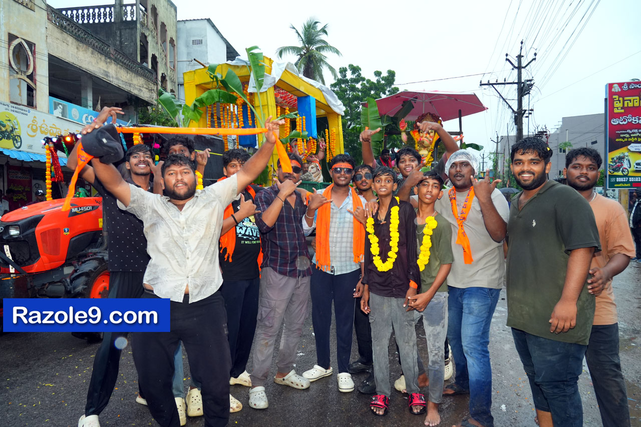 Razole Taluka Ganesh Nimajjanam